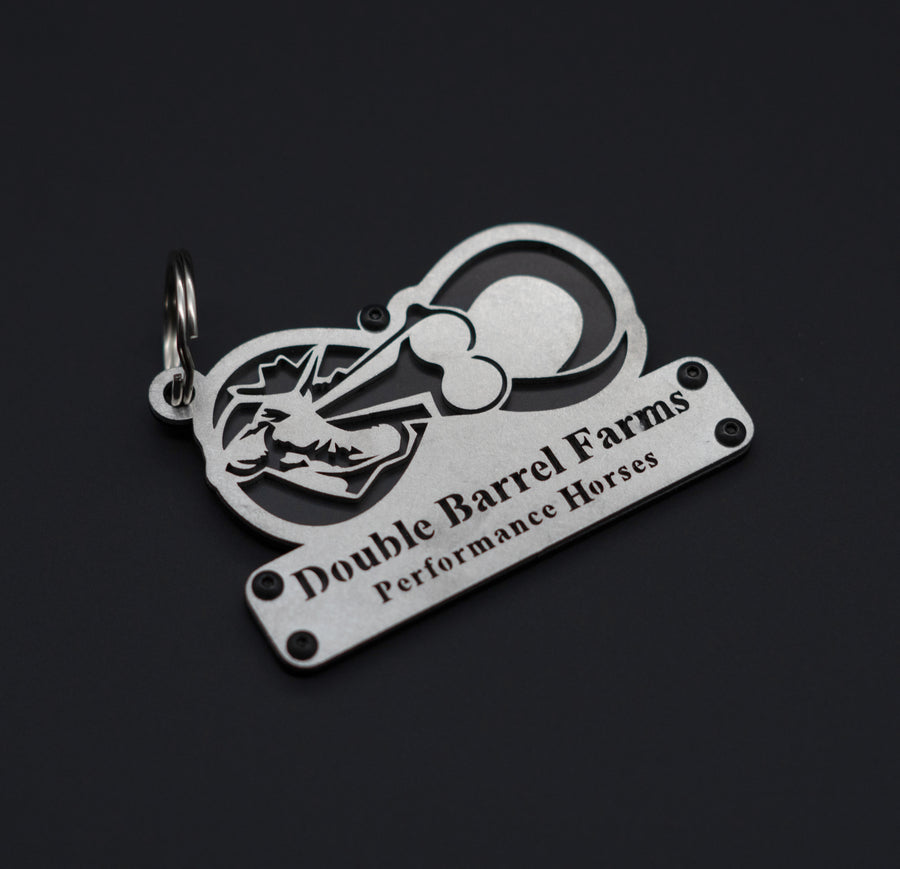 Custom Keychain - Two Layer Powdered — view 4