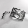 Badge Kit - Brushed Stainless Steel 1