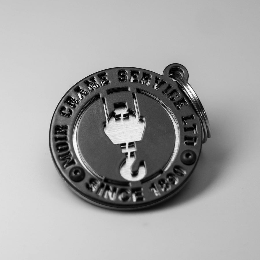 Custom Keychain - Two Layer Powdered — view 2