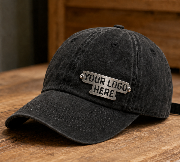 Dad Hat - Custom Company Badge Hats With Logo - Fully Customizable