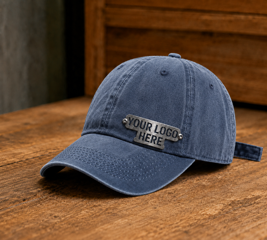 Dad Hat - Custom Company Badge Hats With Logo - Fully Customizable — view 8