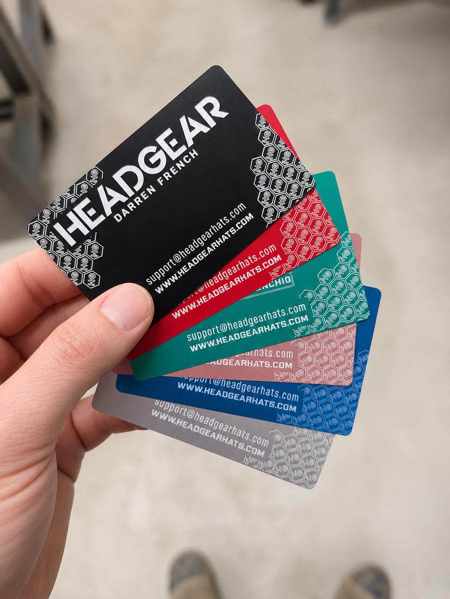 Aluminum Engraved Business Cards