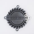 Badge Kit - Engraved Brushed Silver Polymer 7