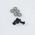 Badge Kit - Engraved Brushed Silver Polymer 6