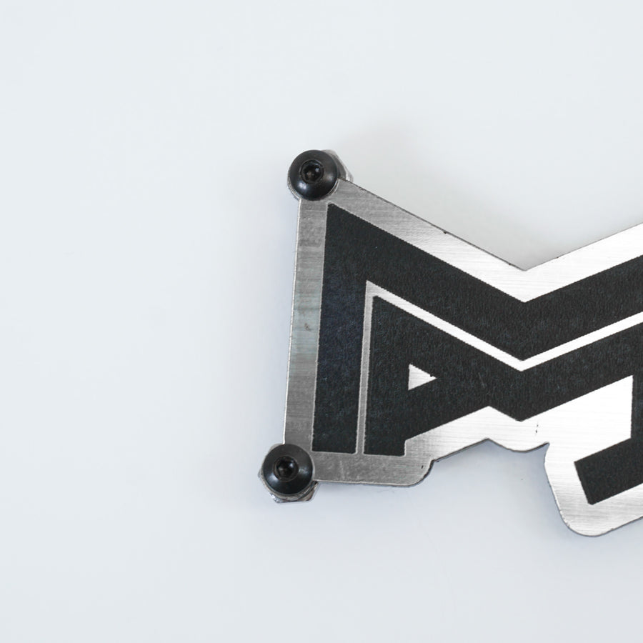 Badge Kit - Engraved Brushed Silver Polymer — view 3