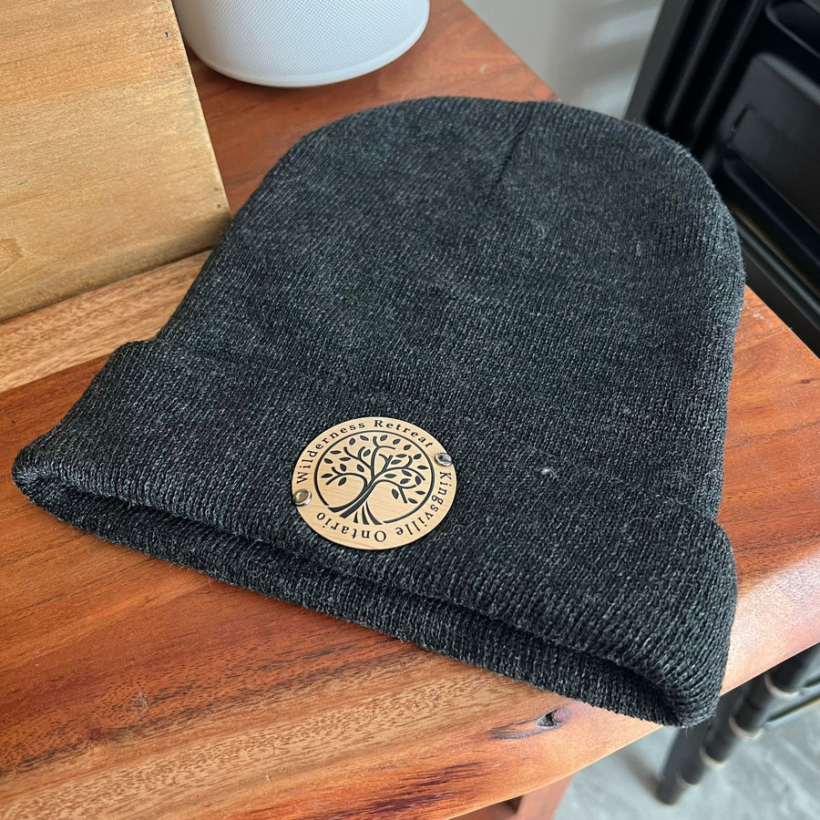 Custom Company Beanie - Raised Badge - Design Your Own — view 3