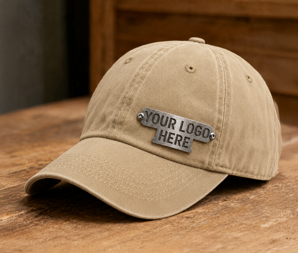 Dad Hat - Custom Company Badge Hats With Logo - Fully Customizable