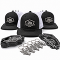 Small Business Bundle - 10 Stainless Steel Badge Hats, Keychains and Universal Badges 1